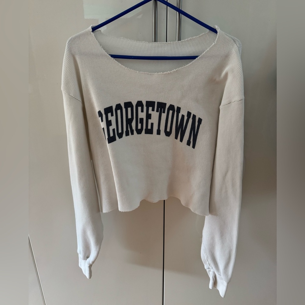 Brandy Melville White Long Sleeve Tee